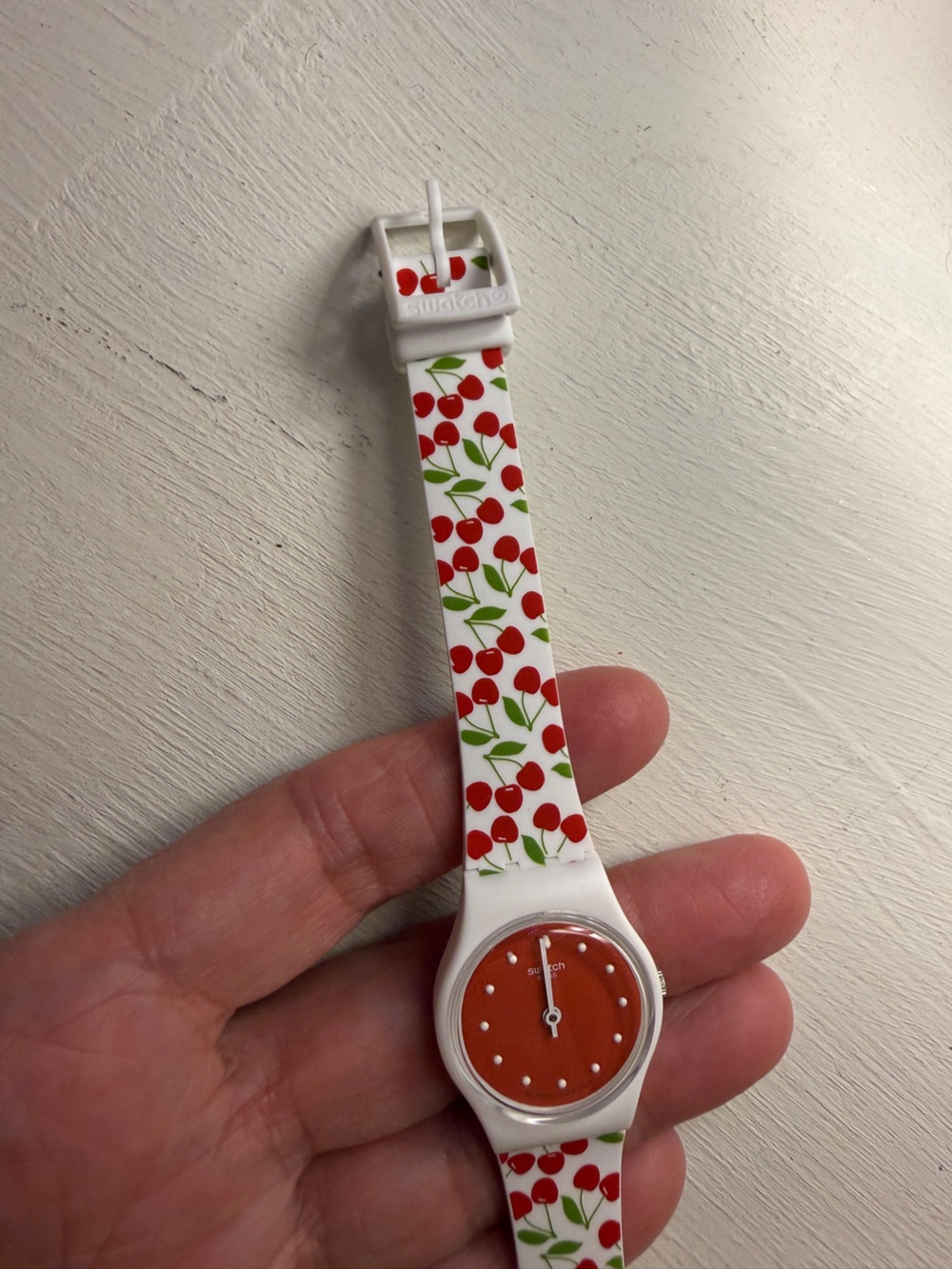 Swatch Watch Cherry (CERISE MOI) Cherries 🍒 NWOB - Picture 3 of 4